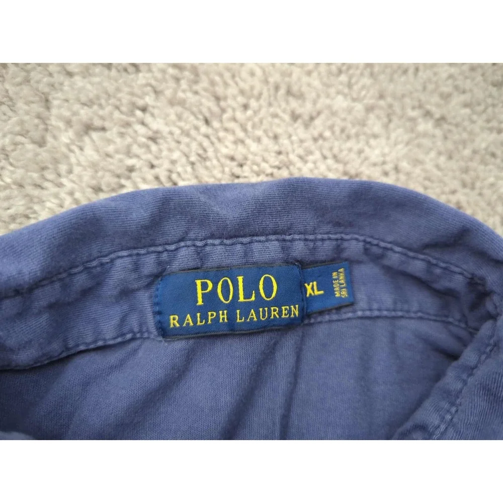 Polo Ralph Lauren Polo Shirt Mens XL Blue‎ Short Sleeve Golf Preppy Casual